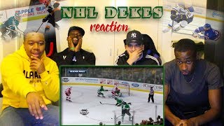 BRITISH BOYS REACT TO BEST NHL DEKES amp DANGLES [upl. by Carlock]