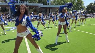 2023 Dallas Cowboys Cheerleaders pregame performance Miller Lite House 81223 vs Jacksonville [upl. by Aiekal]