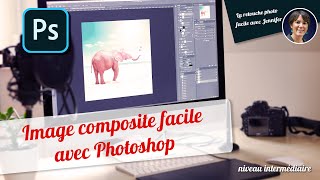 Comment faire un montage photo créatif facilement sur Photoshop [upl. by Leontina]