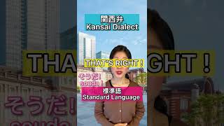 Japanese Kansai Dialect Japanesedialect kansai learnjapanese [upl. by Lebezej]