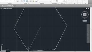 C00305 Drawing Polygons AutoCAD 2014 Tutorial [upl. by Linnie]