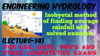 Isohyetal method for calculate average rainfall [upl. by Ahsiema]