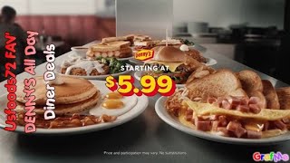 DENNYS All Day Diner Deals  Usfoods72 USA [upl. by Walling794]