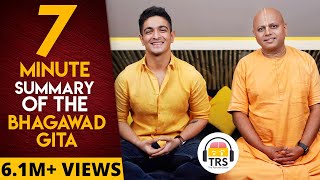 Gaur Gopal Das Monk Explains Bhagawad Gita In 7 Minutes  Beerbiceps  The Ranveer Show [upl. by Winwaloe]