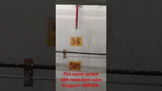 FIRE alarm system with motorized valve with LPG CO 2 senser [upl. by Natsuj]