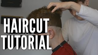 Hair Tutorial 1  Haare  Übergang selber Schneiden [upl. by Blader]