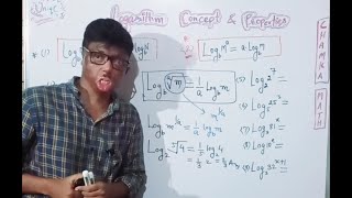 Basic properties Logarithm amp examples for 11th12thJee MainNDA L3 [upl. by Phillipp]