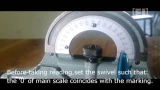 How to use a Bevel Protractor Engineerincin [upl. by Ultun]