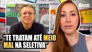 ALINE DAHLEN REVELA BASTIDORES DAS SELETIVAS DO BBB  SelfieService [upl. by Elawalo]