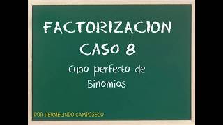 Factorizacion CASO 8 [upl. by Aihsirt]