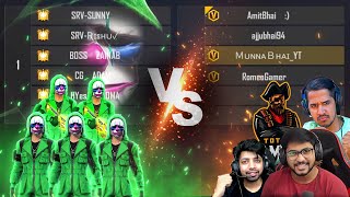 Green Criminal Squad Vs Munna Bhai Ajju Bhai Amit Bhai amp Romeo  Munna Bhai Gaming Free Fire Hindi [upl. by Lramaj]