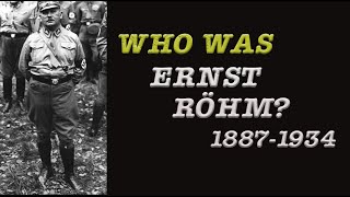 Who was Ernst Röhm English [upl. by Guglielmo]