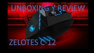 ZELOTES C12 GAMING MOUSE UNBOXING Y REVIEWINCREIBLEETheBryan1500 [upl. by White]