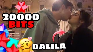 GAB E DALILA SI BACIANO PER 20K BIT👉👈🥰 video di 1 mese fa [upl. by Oirom]