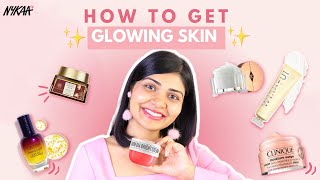 10 Skincare Tips You Must Follow To Get Glowing Skin ft mandvi24  Skincare Tips  Nykaa Luxe [upl. by Riplex]