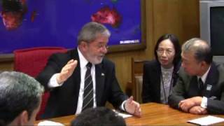 ブラジル・ルーラ大統領と日本財団笹川会長 ハンセン病対策を協議 [upl. by Adav]