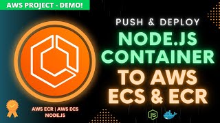 Deploy Node JS Docker Container to AWS ECS Cluster Fargate 🚀 Step By Step [upl. by Keegan]