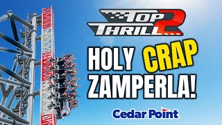 TOP THRILL 2 REVIEW Cedar Points NEW Roller Coaster [upl. by Gentry619]