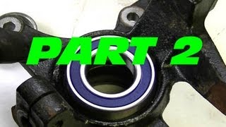 How To Replace The Front Wheel Bearings On Your ATV  PART 2 [upl. by Rodrick]