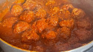 BOULETTES DE BOEUF A LA SAUCE TOMATE  FACILE RAPIDE ET TROP BON [upl. by Fabi]