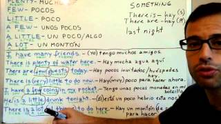 Curso de inglés 89Manyplentyfewlittlea fewa littlea lot muchosmuchopocosetcVideo 22 [upl. by Plume282]