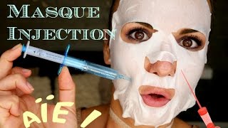 💉💉Masque Injection pour le visage OOZOO JE TESTE POUR VOUSinjection mask💉💉 [upl. by Odarbil578]