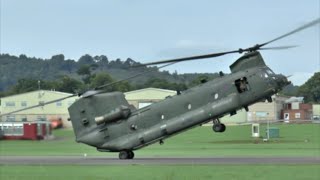 RAF Chinook HC4  quotNot just a Helicopterquot  Dunsfold 2015 [upl. by Lleret]