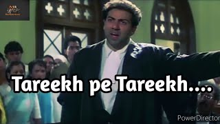 Tarikh Pe Tarikh  Sunny Deol best Dialogue Damini best dialogue scenes Bollywood movies Dialogue [upl. by Ahsiken837]