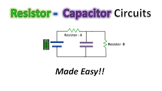 Resistor  Capacitor Circuits Made Easy Part 1  Physics Made Easy  BU PY106 [upl. by Lotsirhc]