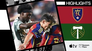 Real Salt Lake vs Portland Timbers  6Goal Stalemate  Full Match Highlights [upl. by Acissaj315]