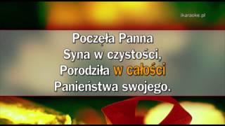 Kolęda  Anioł pasterzom mówił karaoke [upl. by Ahsyt]