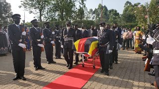 Body of former BOU Governor Mutebile arrives in Kabale [upl. by Nesral]