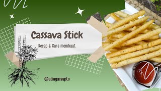 Cassava Stick Stik Singkong Keju resep dan cara membuat gurih dan nagihsingkong [upl. by Ahtael916]