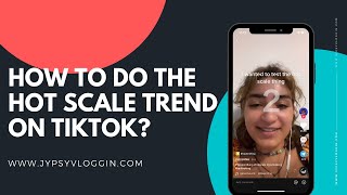 How to do the hot scale trend on TikTok [upl. by Ahsietal]