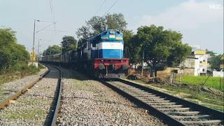 151596061 Sarnath Express crossing Phaphamau cabin  Durg To Chapra [upl. by Alemac787]