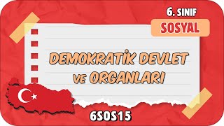 Demokratik Devlet ve Organları 📕 tonguçCUP 4Sezon  6SOS15 2024 [upl. by Aken]