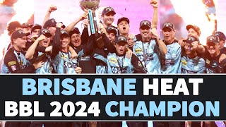 Brisbane Heat Champion BBL 13 Winner Brisbane Heat beat Sydney Sixers by 54 runs Big Bash League [upl. by Siuqramed]