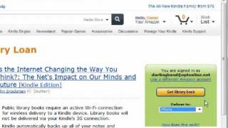 Download Library eBooks to a Kindle [upl. by Maretz640]