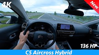 Citroen C5 Aircross 2024 POV Test drive 4K 12 PureTech 136 HP EDCS6 48V Mild Hybrid [upl. by Hardner]