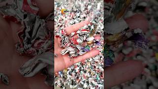 Aluminum Cans Shred amp Crush – From Bale to Bits aluminumrecycling aluminumcans [upl. by Idnim]