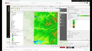 QGIS  symbologie dun MNT  création dune palette de couleur [upl. by Hole540]