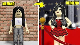 VAN NIEMAND TOT BEROEMDHEID  ROBLOX CELEBRITY STORY  Lets Play Wednesday [upl. by Karrie]