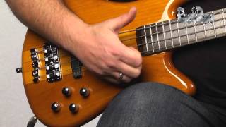 The RockBass Streamer NT1 4 string  product demo with Andy Irvine [upl. by Aisaim]