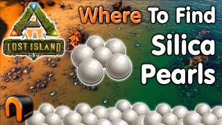 ARK SILICA PEARLS Lost Island BEST Locations Ark [upl. by Kahler]