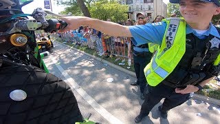 Police Truly LOVE Wheelies Bud Billiken Parade [upl. by Daffie587]