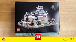 🎧 LEGO 21060 Architecture Himeji Castle bag 1217 no talking [upl. by Opalina79]