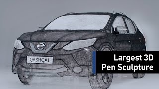 Nissans 3D Pen Sculpture [upl. by Ume]