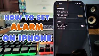 Iphones Me Alarm Kaise Set Karen  How to Set Alarm In Iphone [upl. by Lindsey]