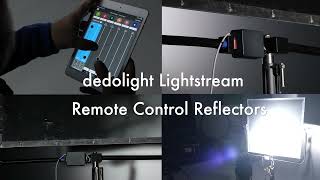 dedolight Lightstream remote control reflectors [upl. by Milurd342]