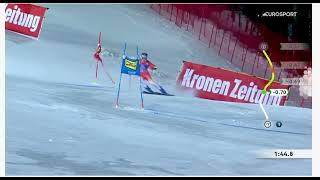 Marco Odermatt Schladming Riesenslalom Lauf2 [upl. by Arlana766]